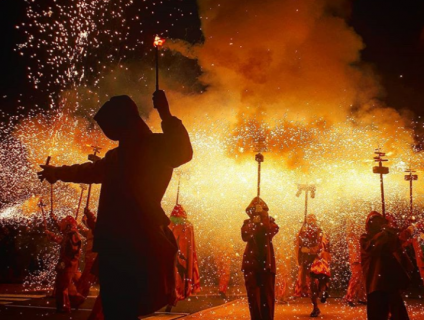 2n premi - “Fi de la festa major- Diables del Pla” - Isidre Coll Recasens
