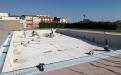Treballs de renovació de l'enrajolat