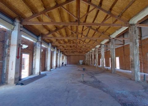 Estat actual de l'interior de la futura residència