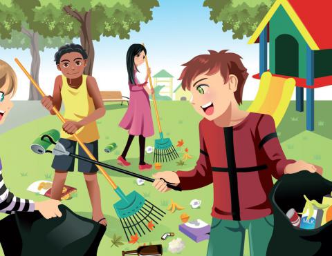 Il·lustració de la campanya Let's Clean Europe del 2019