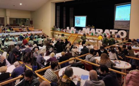 Una imatge del bingo solidari del 2021