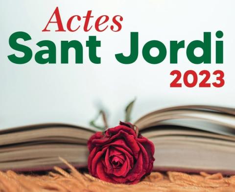 Els actes de Sant Jordi tindran lloc dissabte 22 i diumenge 23 d'abril