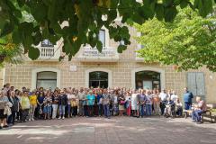 Concentració de protesta a la Plaça de la Vila