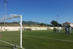 Un partit de l'Atlètic Pla Veterans